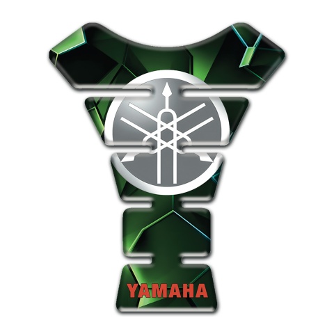 Yamaha Tank Pad Motorbike Style Green Decoration 