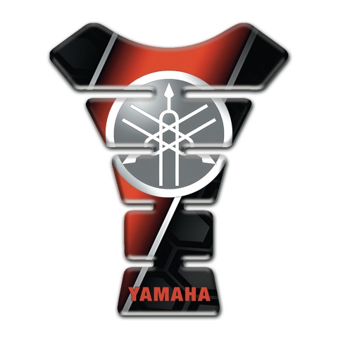 Yamaha Tank Protector Red Black print Design 