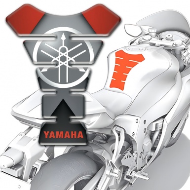 Yamaha Tank Pad Motorbike Racing Edition Model with Round Classic logo 