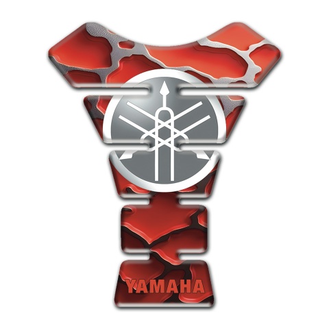 Yamaha Tank Pad Protector Red Parts Design and Stylish Classic Logo 
