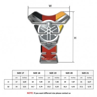 Yamaha Tank Pad Protector High End Design Model 