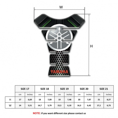 Yamaha Anti Slip Sticker Tank Fuse For Motorcycle 
