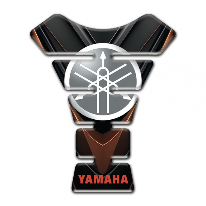 Yamaha Tank Guard Pads Brown Patterns in The Model 