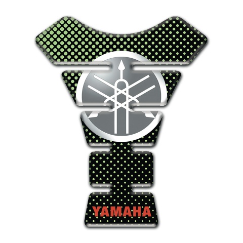 Yamaha Tank Pad Protector Green Dots Base Style and Stylish Logo 