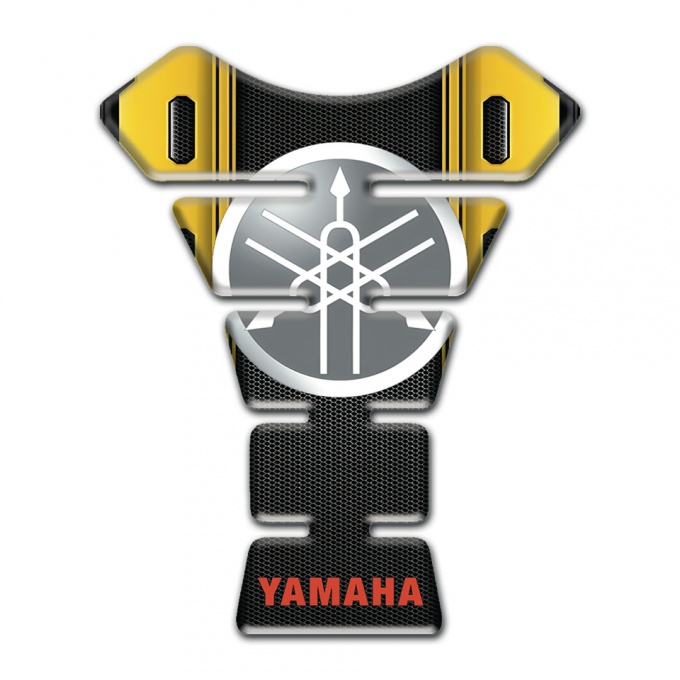 Yamaha Tank Protector Red Inscription logo 