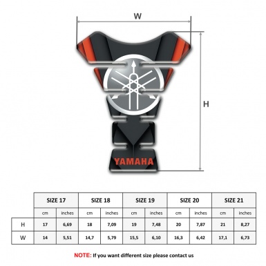 Yamaha Tank Fuse Stylish Base and Classic Circle Logo 