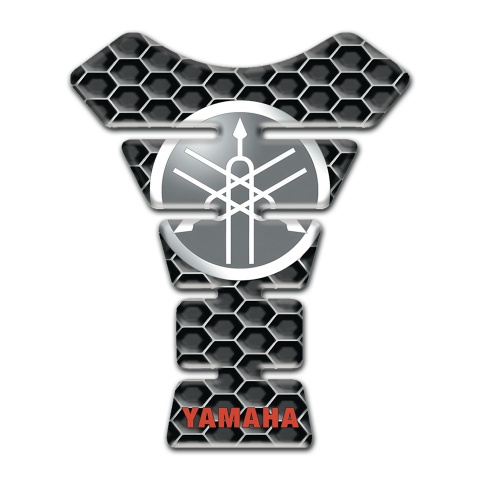 Yamaha Tank Pad Protector Honeycomb Style Circle Classic Logo