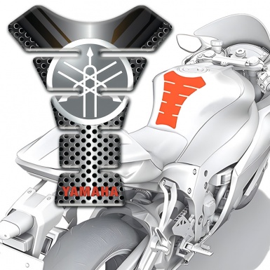 Yamaha Tank Guard Pads Premium Quality Center Silicone Sticker Style 