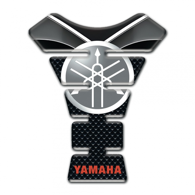 Yamaha Tank Pad Motorbike Circle Logo Stylish Base Design