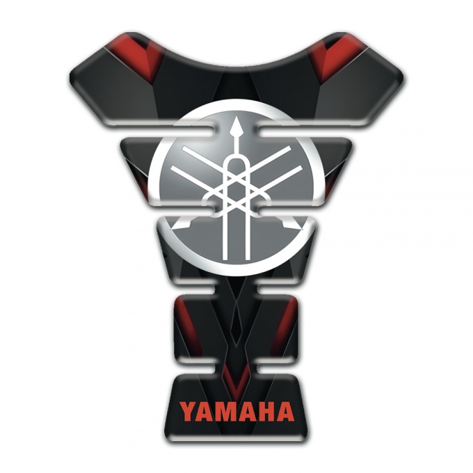 Yamaha Tank Guard Pads Red Inscription Logo Edition 