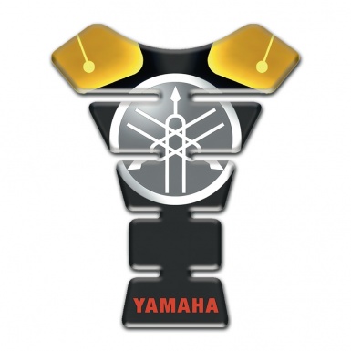Yamaha Tank Guard Pads Red Inscription Logo Version 