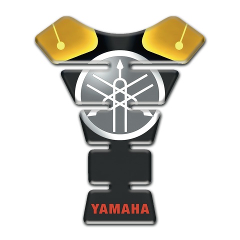 Yamaha Tank Guard Pads Red Inscription Logo Version 