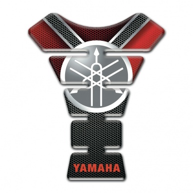 Yamaha Tank Fuse Stylish Design Red Inscription Logo Type 