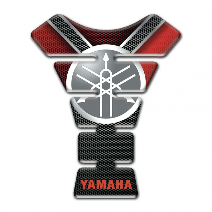 Yamaha Tank Fuse Stylish Design Red Inscription Logo Type 