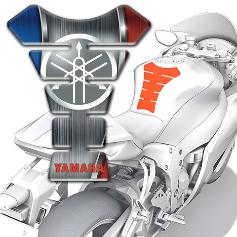 Yamaha Anti Slip Sticker Tank Pad Motorbike with Circle Logo Design 