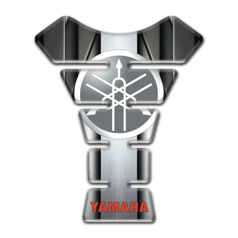 Yamaha Tank Guard Pads Metal effect with Circle Logo Design 