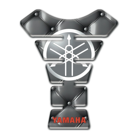 Yamaha Tank Fuse Gray LeatherStyle Circle Logo 