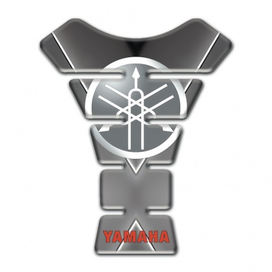 Yamaha  Tank Pad Motorbike Matte Grey Background Style 