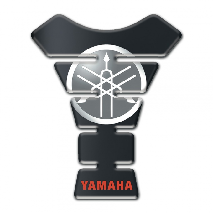 Yamaha Tank Protector Craphite base Circle Logo Design 