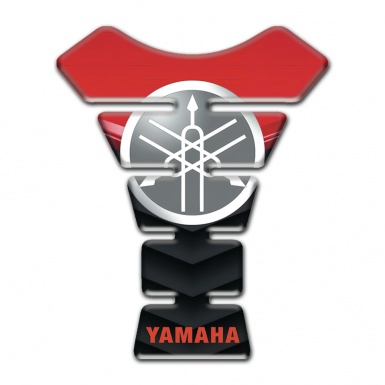 Yamaha Tank Pad Protector Circle Logo Design with Red Black base 