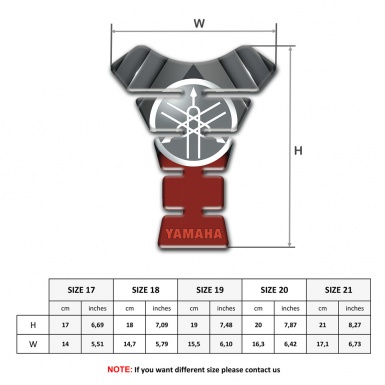 Yamaha Tank Protector Racing Edition with Circle Logo Style 