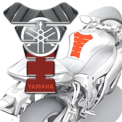 Yamaha Tank Protector Racing Edition with Circle Logo Style 