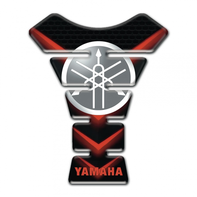 Yamaha Tank Fuse Red Lights with Circle Logo 