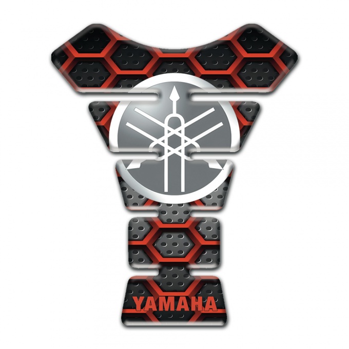 Yamaha Tank Guard Pads Circle Logo Design Unique Base 