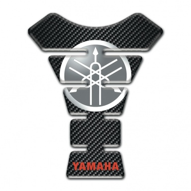 Yamaha Tank Pad Protector Classic Logo Black carbon Edition 