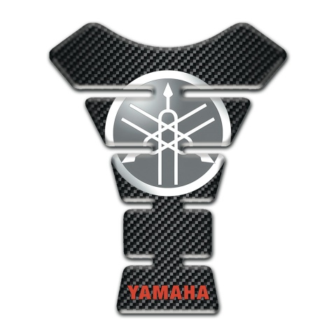 Yamaha Tank Pad Protector Classic Logo Black carbon Edition 