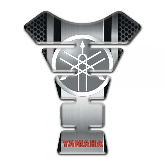 Yamaha Tank Protector White Grey Logo Premium Quality Model 