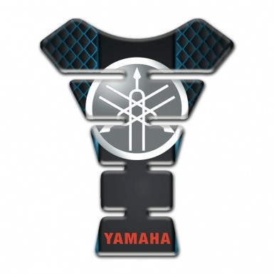 Yamaha Tank Protector White Grey Logo Neon Mesh base Motive