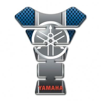 Yamaha Tank Pad Protector Blue Mesh Motive Classic Logo Style 
