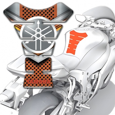 Yamaha Tank Fuse Classic Round logo Style and Copper Details Base 