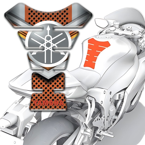 Yamaha Tank Fuse Classic Round logo Style and Copper Details Base 