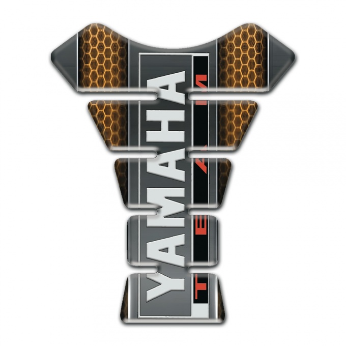 Yamaha Tank Guard Pads Vertical Inscription Logo 