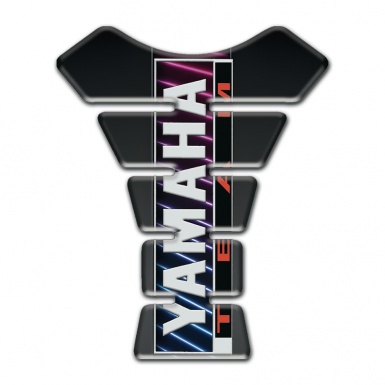 Yamaha Tank Fuse Neon Lines motive Vertical Inscription Logo 