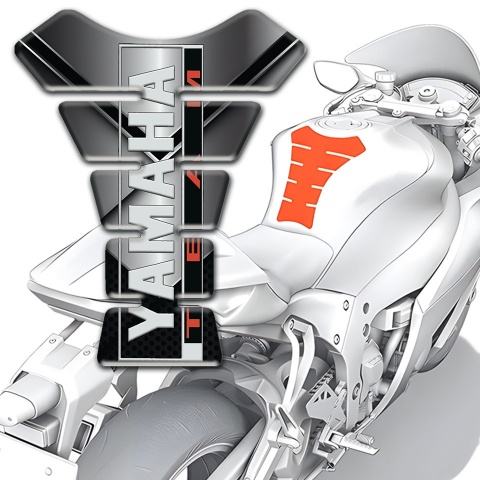 Yamaha Tank Guard Pads Metal Stylish Effect Team Edition 