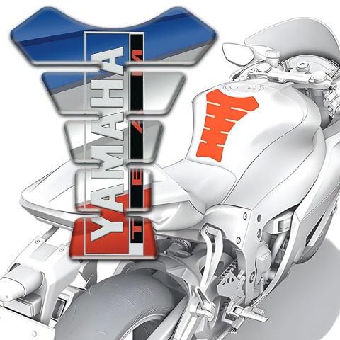 Yamaha Tank Pad Protector Colorful Base Team Edition 