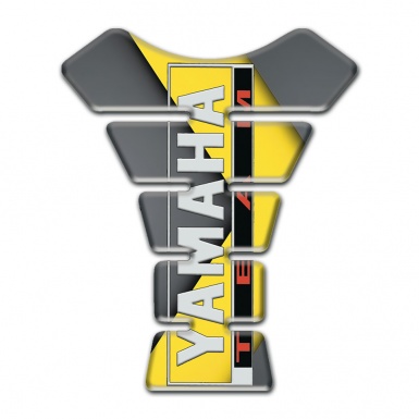 Yamaha Tank Pad Motorbike Yelleo Gray Details team Style 