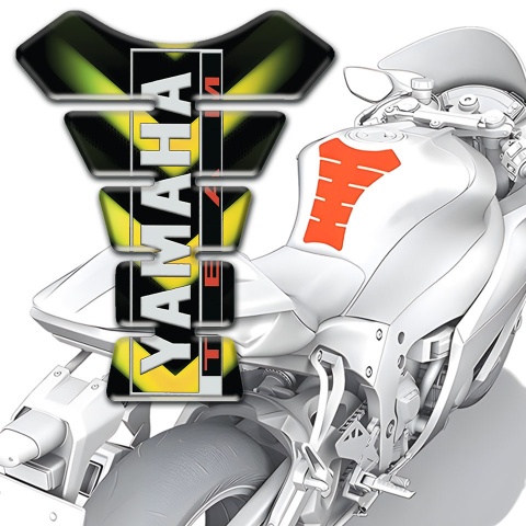 Yamaha Tank Fuse Green Yellow Lights Design 