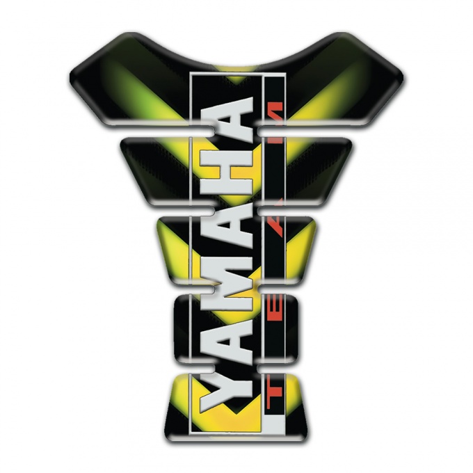 Yamaha Tank Fuse Green Yellow Lights Design 