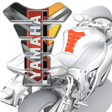 Yamaha Tank Pad Motorbike High-Quality  Multicolored Model 