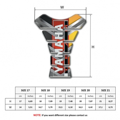 Yamaha Tank Pad Motorbike High-Quality  Multicolored Model 