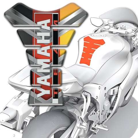 Yamaha Tank Pad Motorbike High-Quality  Multicolored Model 