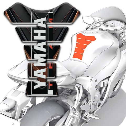 Yamaha Tank Fuse Brown Black Logo Team 