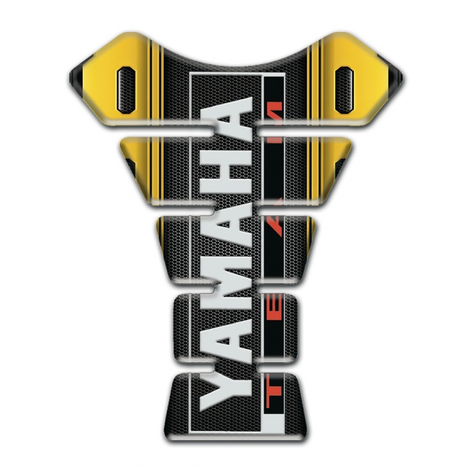 Yamaha Tank Guard Pads Yellow Motive Base Team Style 