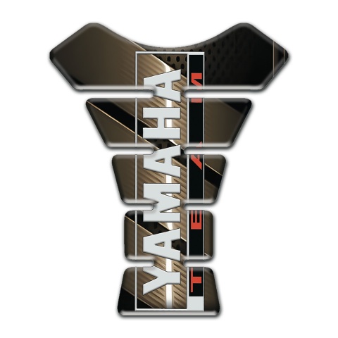 Yamaha Tank Guard Pads Bronze Design Inscription Logo Style 
