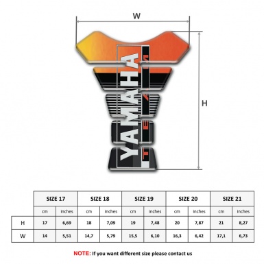 Yamaha Tank Protector Team Logo Style High-Quality Model 