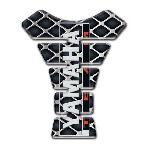 Yamaha Tank Guard Pads Large Grid Style Base Team Logo 